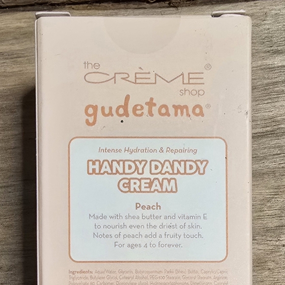 Gudetama X The Creme Shop Hand Cream Peach 1.69oz - Picture 5 of 6